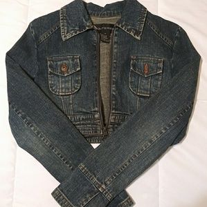 Jean crop jacket